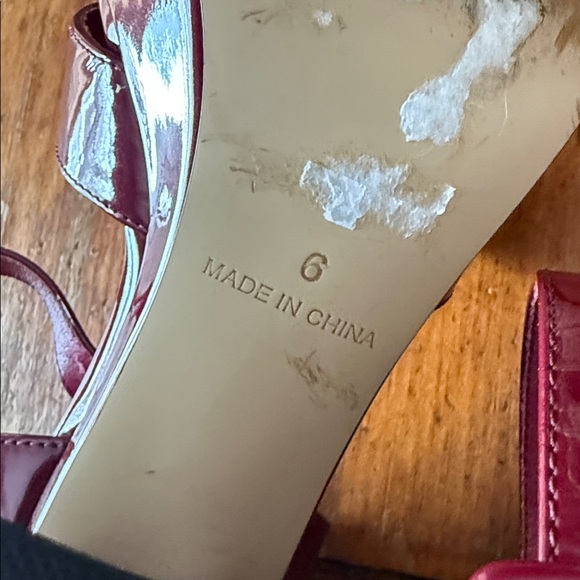 Topshop wine Platform Sandals - Picture 5 of 5